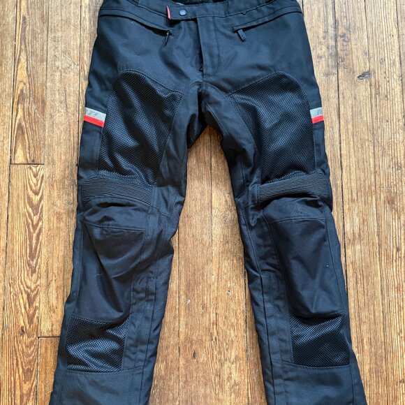 RevIt Tornado 3 Black Motorcycle Pants Men’s XXL Rev'It FPT098 2XL - Picture 1 of 6